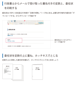 定款製本①